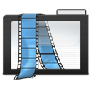 Dark Folder Videos icon